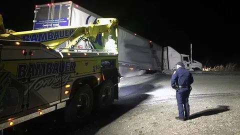 Heavy truck recovery in North Central California