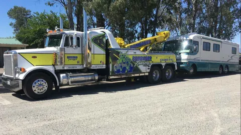 Bus and RV towing in Northern California